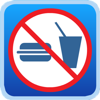 Забранено е внасянето на храна и напитки