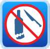 Забранено е стъклени бутилки и остри предмети